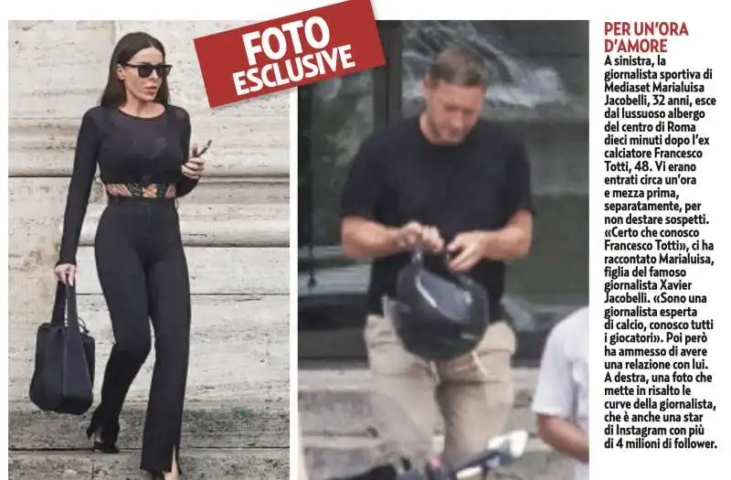 marialuisa jacobelli   francesco totti   gente