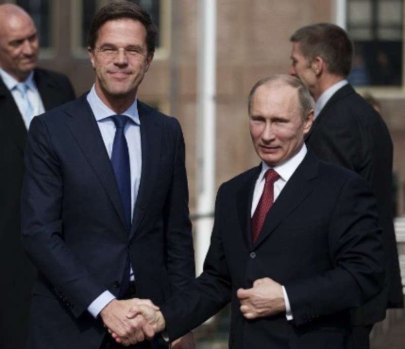 mark rutte vladimir putin