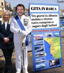 MEME GIORGIA MELONI MATTEO SALVINI