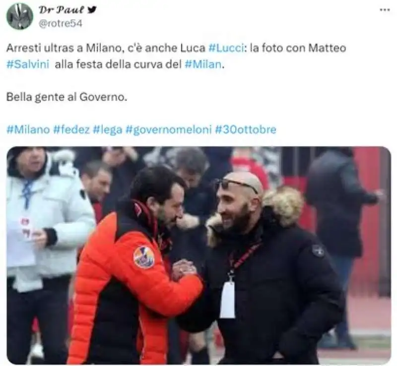 meme sul caso ultras inter e milan  1