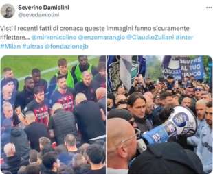 meme sul caso ultras inter e milan 13