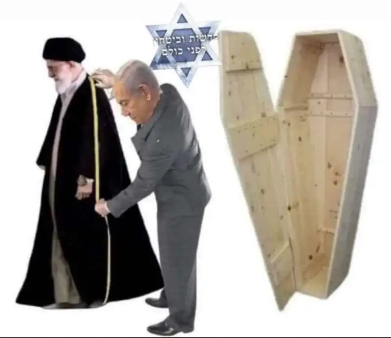 MEME SULLA RISPOSTA ISRAELIANA ALL ATTACCO IRANIANO 