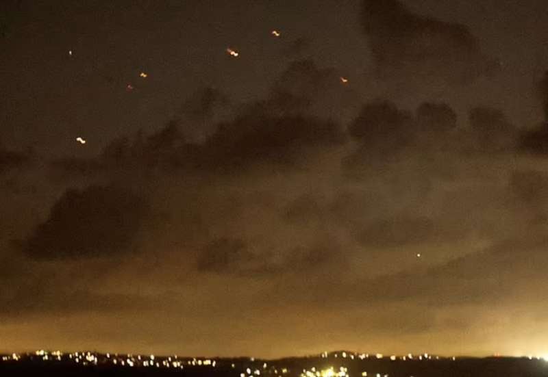 missili iraniani sui cieli di israele 2