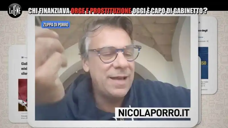 nicola porro su francesco spano   servizio delle iene 