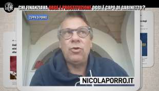 nicola porro su francesco spano servizio delle iene