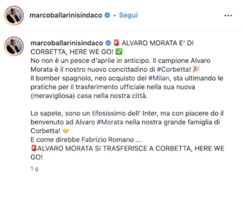 POST DI MARCO BALLARINI 