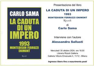 presentazione libro di carlo sama la caduta di un impero 3