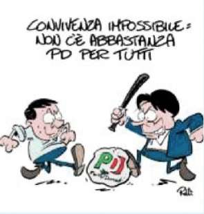 RENZI E CONTE - VIGNETTA BY ROLLI IL GIORNALONE - LA STAMPA