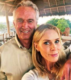 robert fitzgerald kennedy jr con la moglie