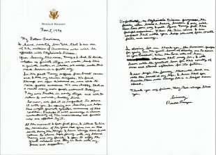 ronald reagan lettera malattia 1994