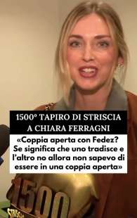 striscia la notizia consegna il tapiro a chiara ferragni 1