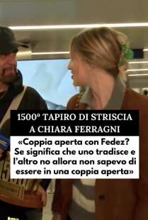 striscia la notizia consegna il tapiro a chiara ferragni 7