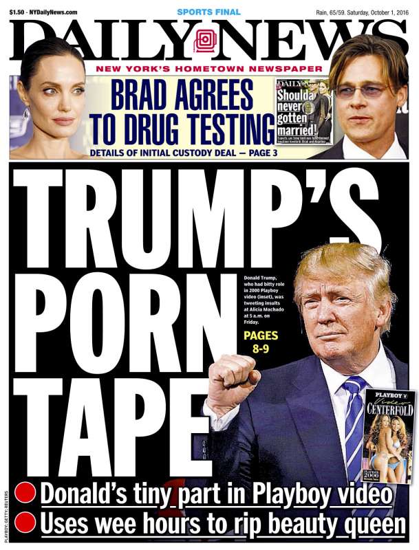 trump porn tape daily news