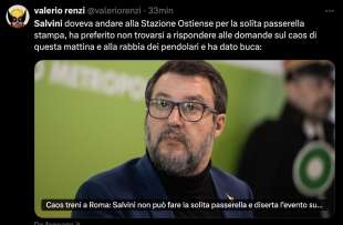 tweet contro salvini e il caos treni 3