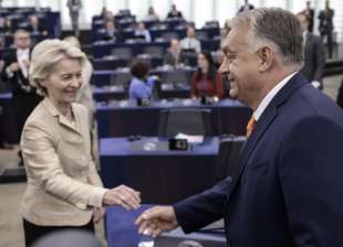 ursula von der leyen viktor orban foto lapresse