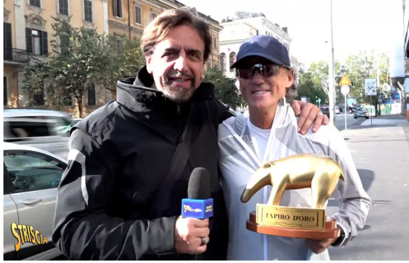 valerio staffelli roberto mancini striscia