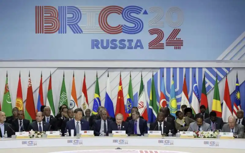 vertice brics 2024    foto lapresse.  