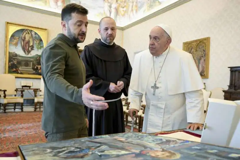 volodymyr zelensky papa francesco 