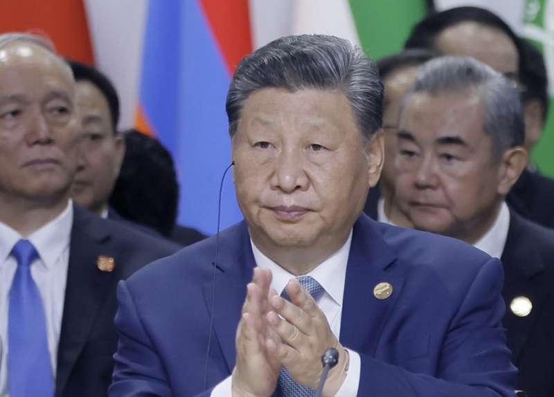 xi jinping vertice brics 2024 foto lapresse