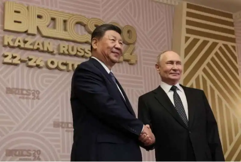 xi jinping vladimir putin - vertice brics a Kazan