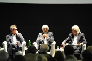 Massimo Ghini Valerio Massimo Manfredi e Enrico Vanzina