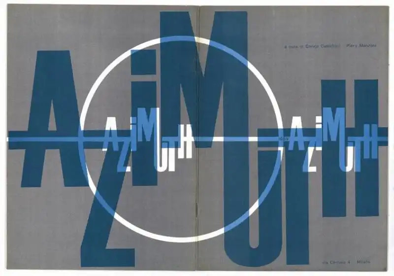 4 copertina del primo numero della rivista “azimuth” milano settembre 1959. courtesy fondazione piero manzoni milano.