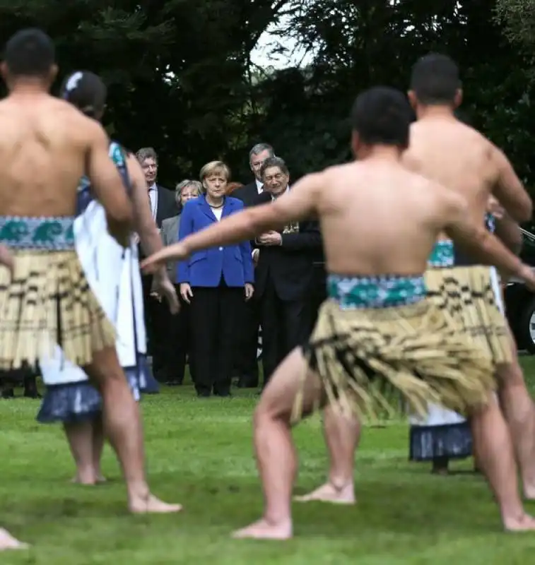 angela merkel in nuova zelanda