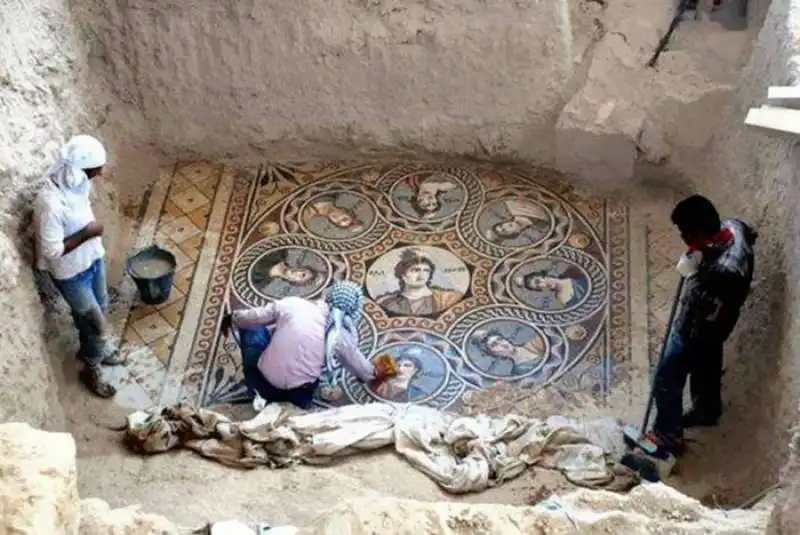 antichi mosaici di zeugma 1