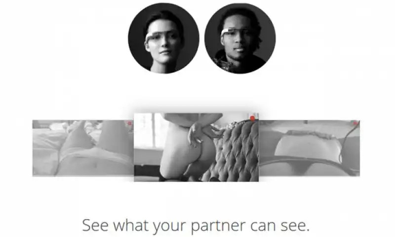 app “glance”  sex with glass