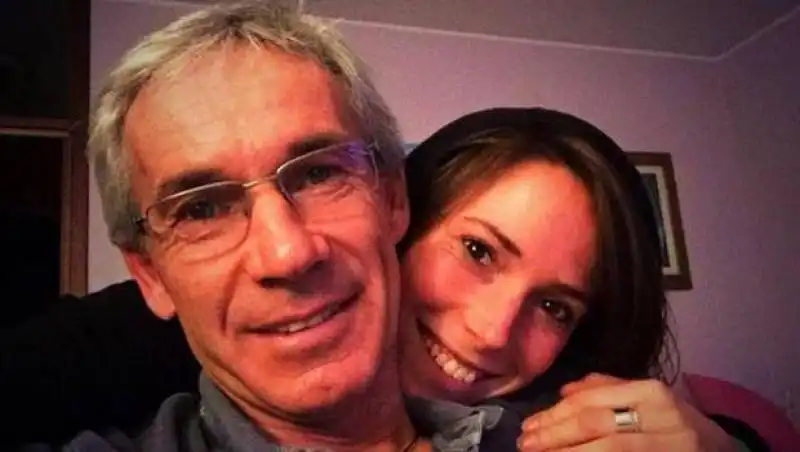 BEPPE BARESI CON LA FIGLIA VIRGINIA