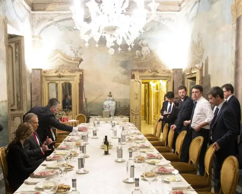 cena renzi blair orlando boschi madia 4