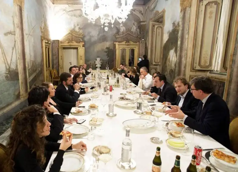 cena renzi blair orlando boschi madia 6