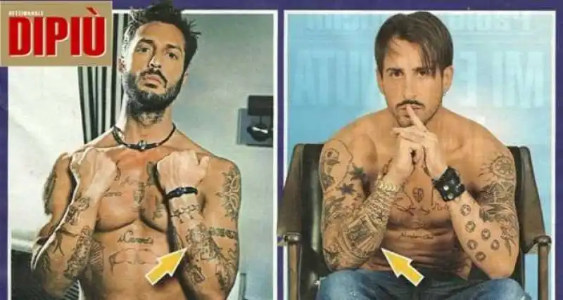 FABRIZIO CORONA E UN SOSIA