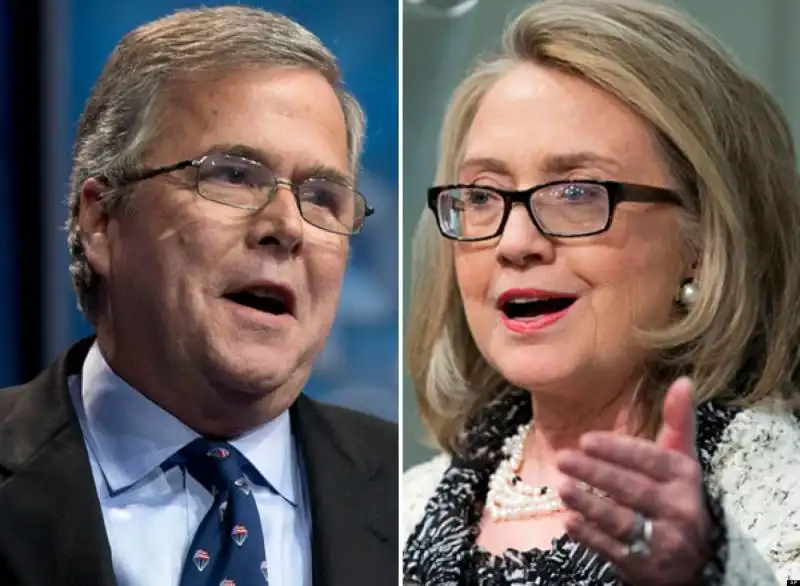 jeb bush hillary clinton