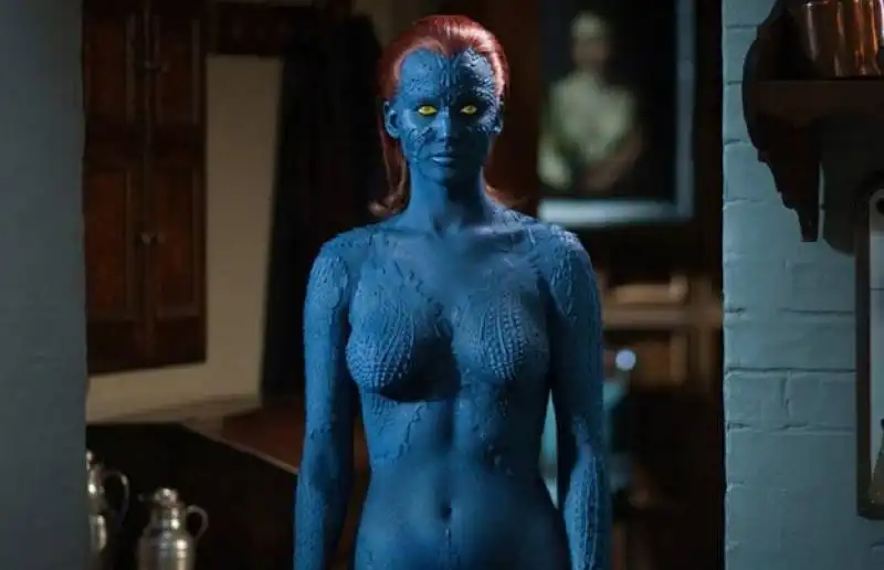 jennifer lawrence e la mystique di x men