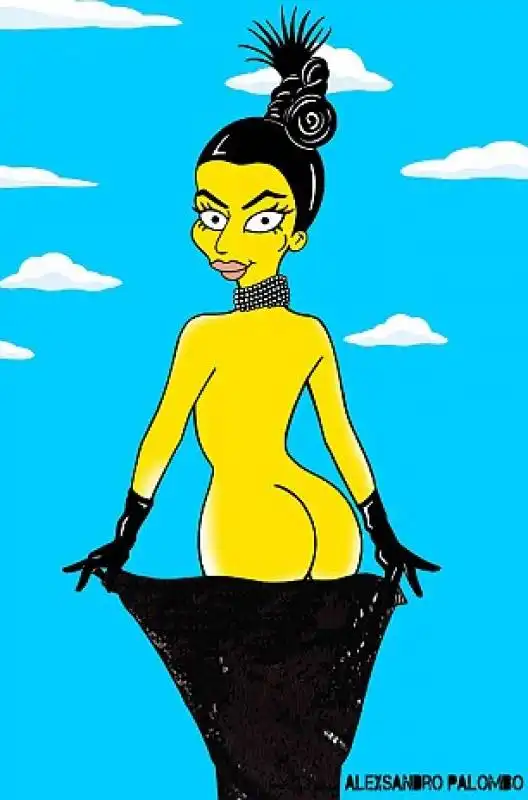 kim kardashian versione simpsons 1