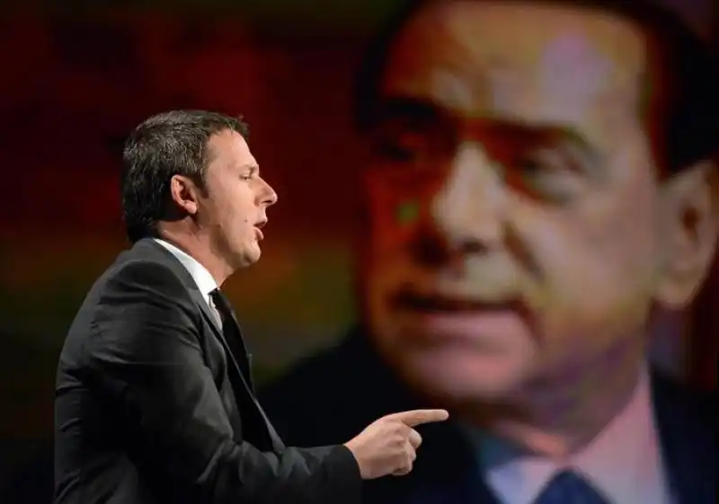 Matteo Renzi e berlusconi 