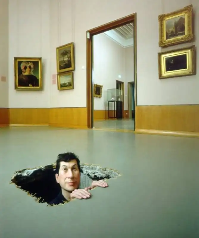 maurizio cattelan untitled 2002