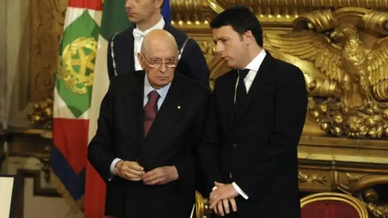 NAPOLITANO RENZI