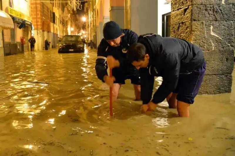  nubifragio nel tigullio, allagamenti a chiavari  10