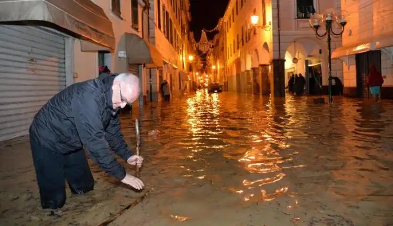  nubifragio nel tigullio, allagamenti a chiavari  5