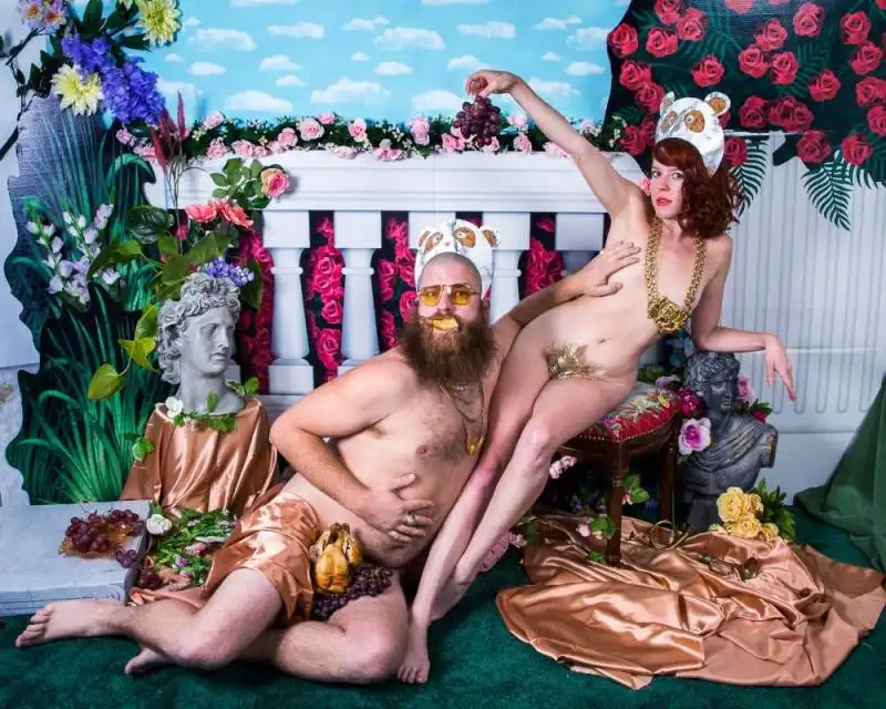 nude artists as pandas 4