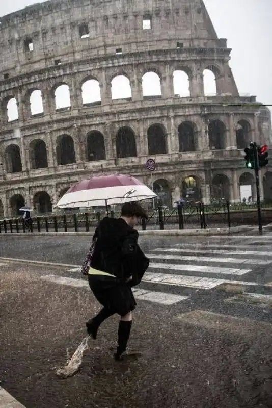 pioggia a roma  4