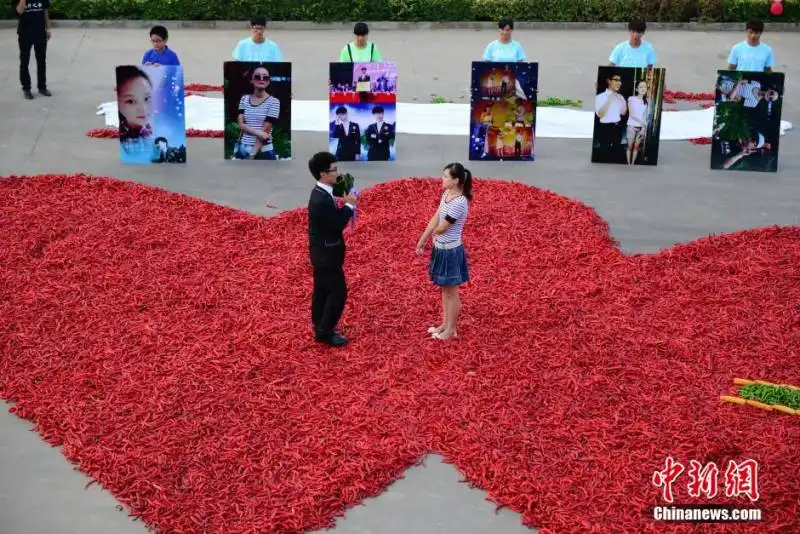 proposta di matrimonio su peperoncino