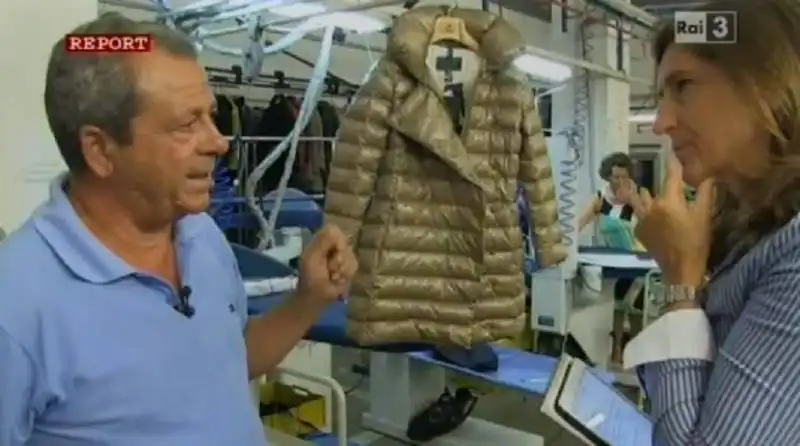 puntata di report su moncler