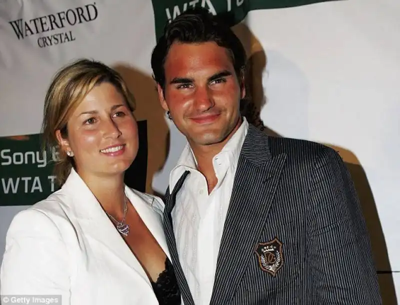 roger federer e la moglie mirka vavrinec 