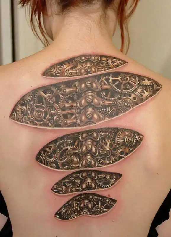 tatuaggi 3d e illusioni ottiche 10