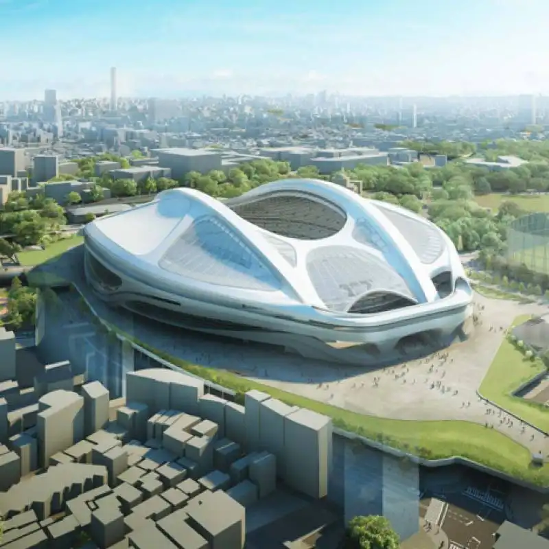 zaha hadid's tokyo stadium 5