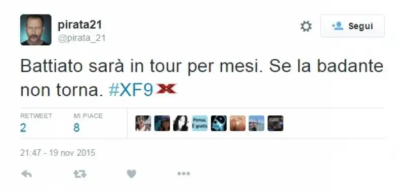 battiato stecca a xfactor   i commenti su twitter  4