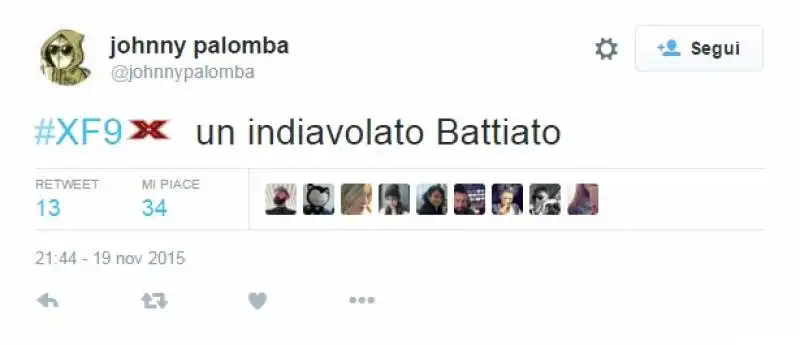 battiato stecca a xfactor   i commenti su twitter  